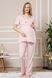 Жінка вагітна піжама SNY 8025 рожевий