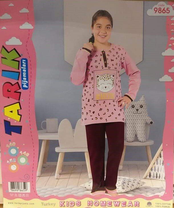 Пижама детская для девочек Tarık 9865 розовый Пижама детская для девочек Tarık 9865 розовый из 2