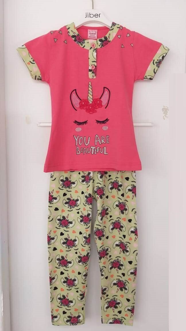 Пижама детская для девочек Tarik 1080 розовый Пижама детская для девочек Tarik 1080 розовый из 1