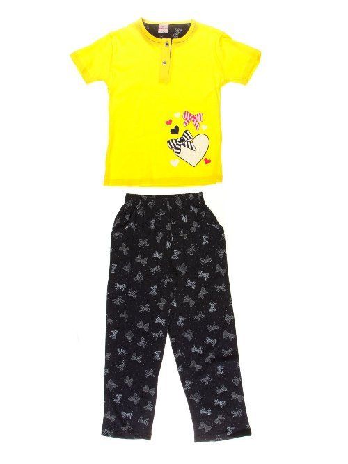 Пижама детская для девочек Mirano 4613 желтая Пижама детская для девочек Mirano 4613 желтая из 2