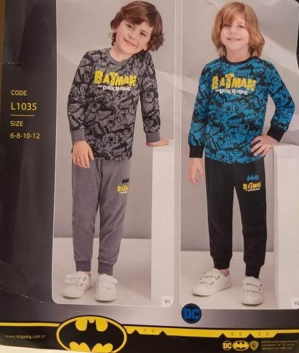 Пижама детская для мальчиков Batman 1035 Пижама детская для мальчиков Batman 1035 из 4