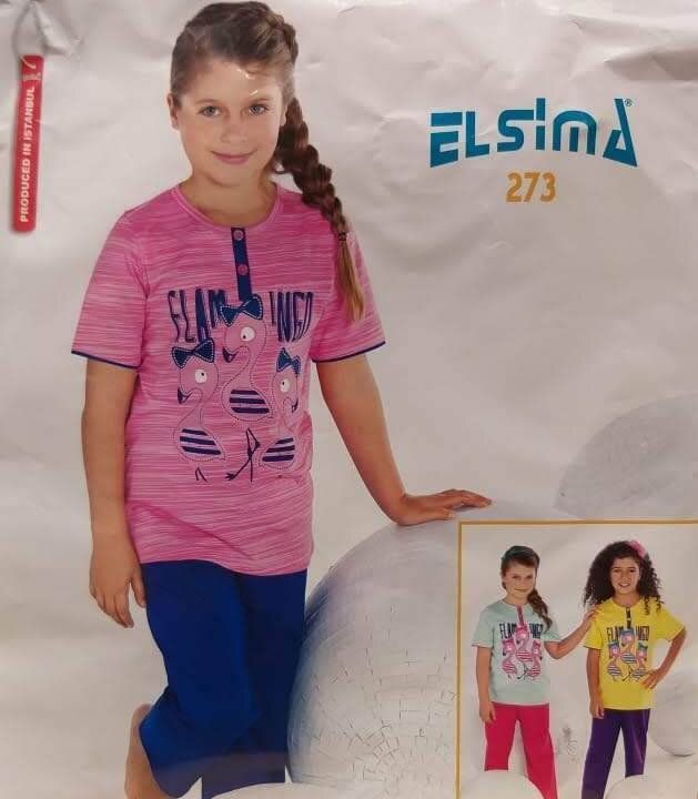 Пижама детская для девочек Elsima 273 зеленый Пижама детская для девочек Elsima 273 зеленый из 2
