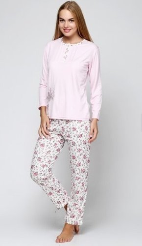Женская пижама Meyra 2458 розовая Женская пижама Meyra 2458 розовая из 2