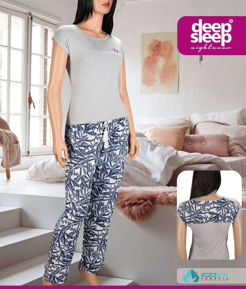 Женская пижама DeepSleep 13190 серый Женская пижама DeepSleep 13190 серый из 2