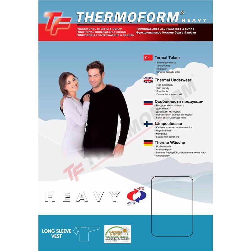 Термокофта унисекс Thermoform 1-027 черного цвета Термокофта унисекс Thermoform 1-027 черного цвета из 3