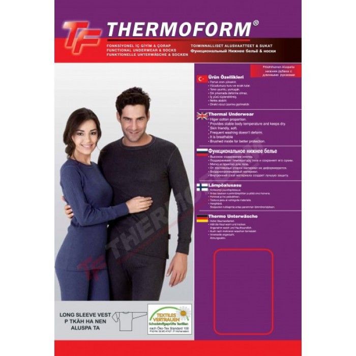 Термокофта унисекс Thermoform 12-004 серая Термокофта унисекс Thermoform 12-004 серая из 4