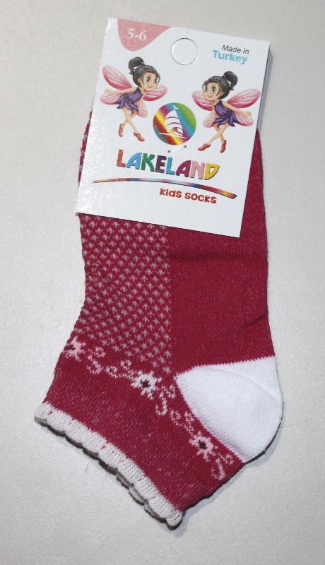 Детские носки Lakeland красные с принтом Детские носки Lakeland красные с принтом з 6