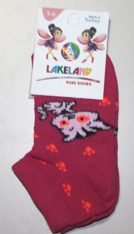 Детские носки Lakeland красные с принтом Детские носки Lakeland красные с принтом из 6