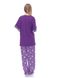 Жіноча піжама IKI YDL 34831 фіолетовий, 3XL