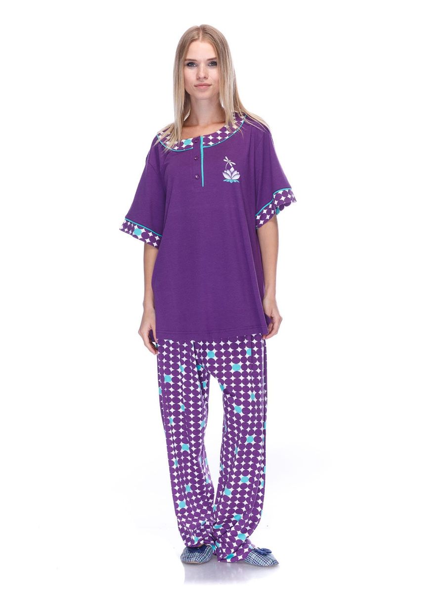 Женская пижама IKI YDL 34831 фиолетовый Женская пижама IKI YDL 34831 фиолетовый из 2