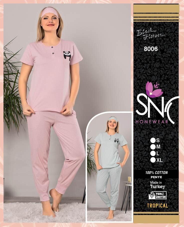 Женская пижама SNY 8006 розовый Женская пижама SNY 8006 розовый из 2