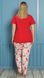 Женская пижама SNY 20529 красный