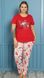 Женская пижама SNY 20529 красный