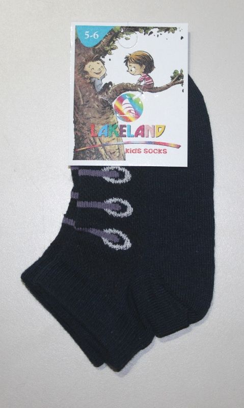 Детские носки Lakeland черные с принтом Детские носки Lakeland черные с принтом из 8