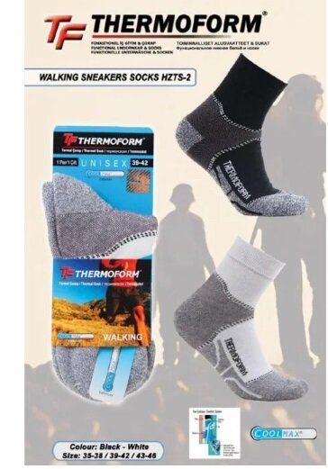 Термошкарпетки унісекс Thermoform HZTS-2 чорні Термошкарпетки унісекс Thermoform HZTS-2 чорні з 6