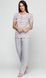 Женская пижама Bambaska 303-1 серый