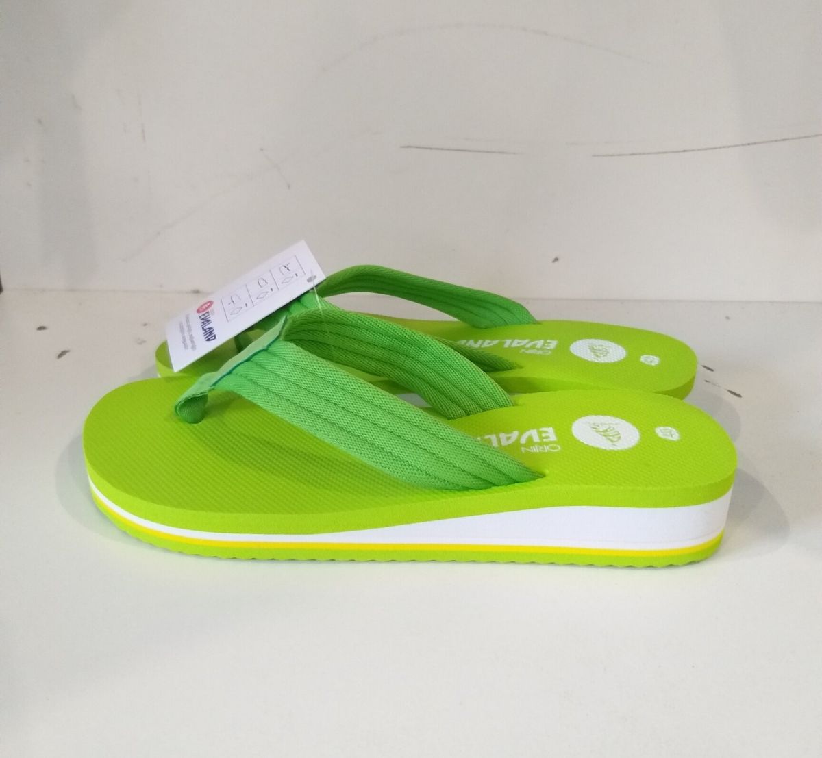 Женская пляжная обувь на каблуке Evaland 4017-11 зеленый Женская пляжная обувь на каблуке Evaland 4017-11 зеленый из 4