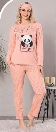 Женская пижама SNY 8009 розовый Женская пижама SNY 8009 розовый из 3