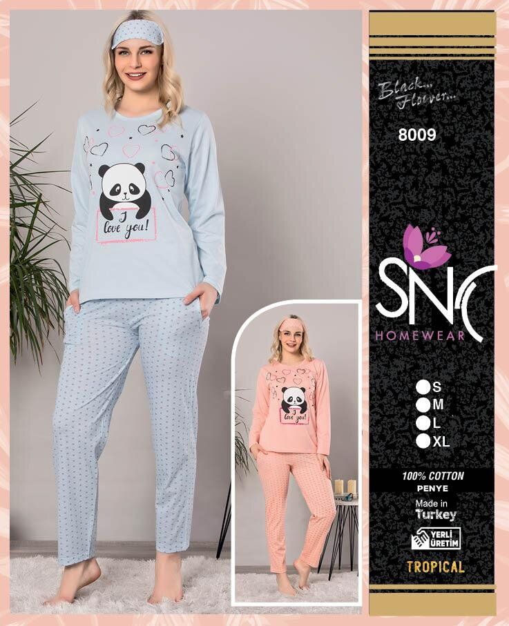 Женская пижама SNY 8009 розовый Женская пижама SNY 8009 розовый из 3