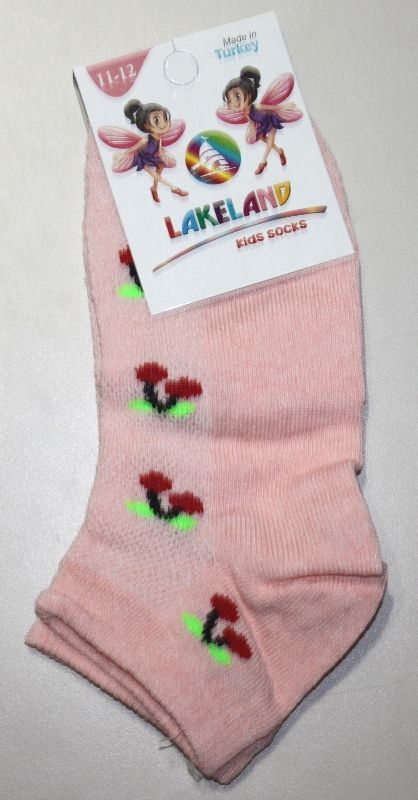 Детские носки Lakeland розовые с принтом Детские носки Lakeland розовые с принтом из 4