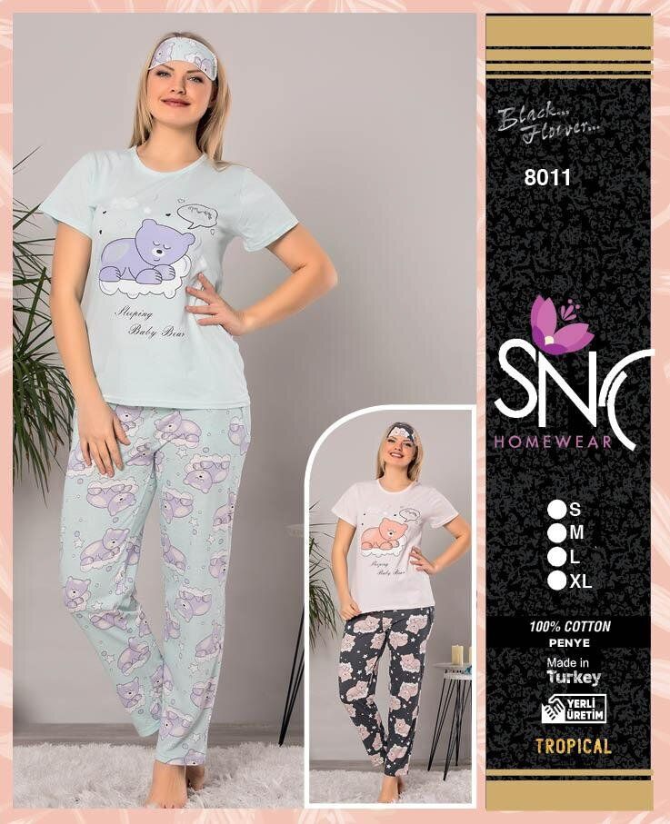 Женская пижама SNY 8011 розовый Женская пижама SNY 8011 розовый из 1