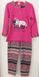 Пижама детская для девочек Tarık 9849 розовый