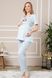 Жіноча беременна піжама SNY 8026 синя