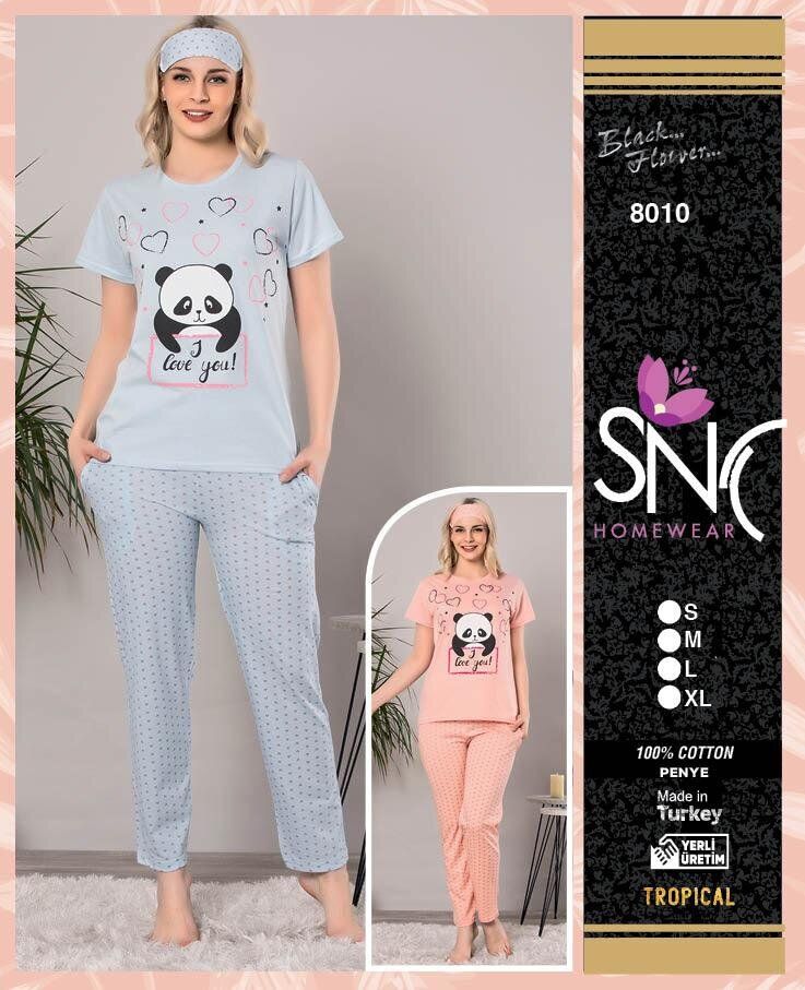 Женская пижама SNY 8010 розовый Женская пижама SNY 8010 розовый из 2