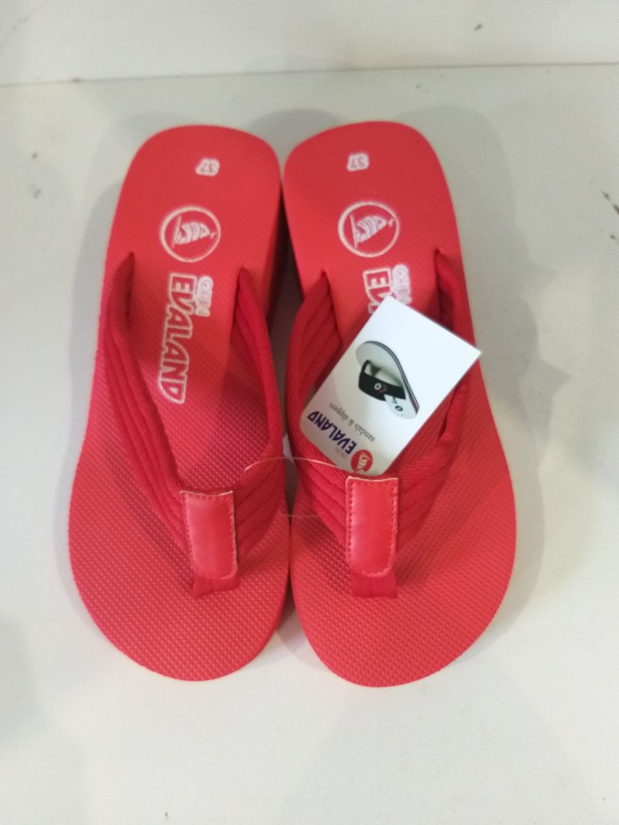 Женская пляжная обувь на каблуке Evaland 4017-12 красный Женская пляжная обувь на каблуке Evaland 4017-12 красный из 4